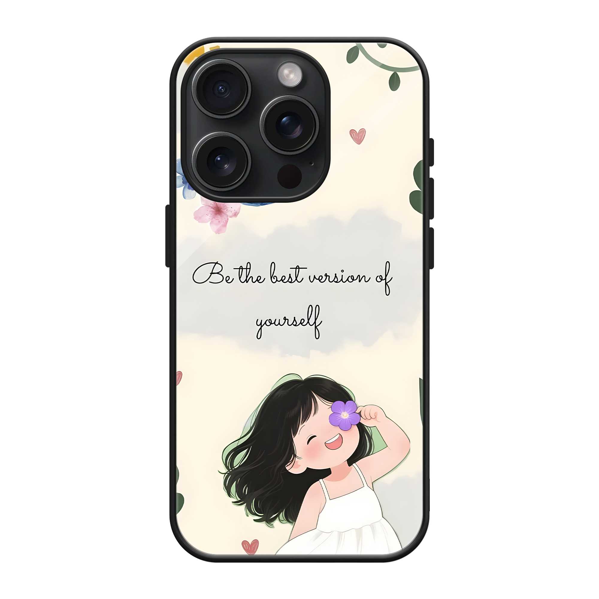 Be Your Best Glass Case