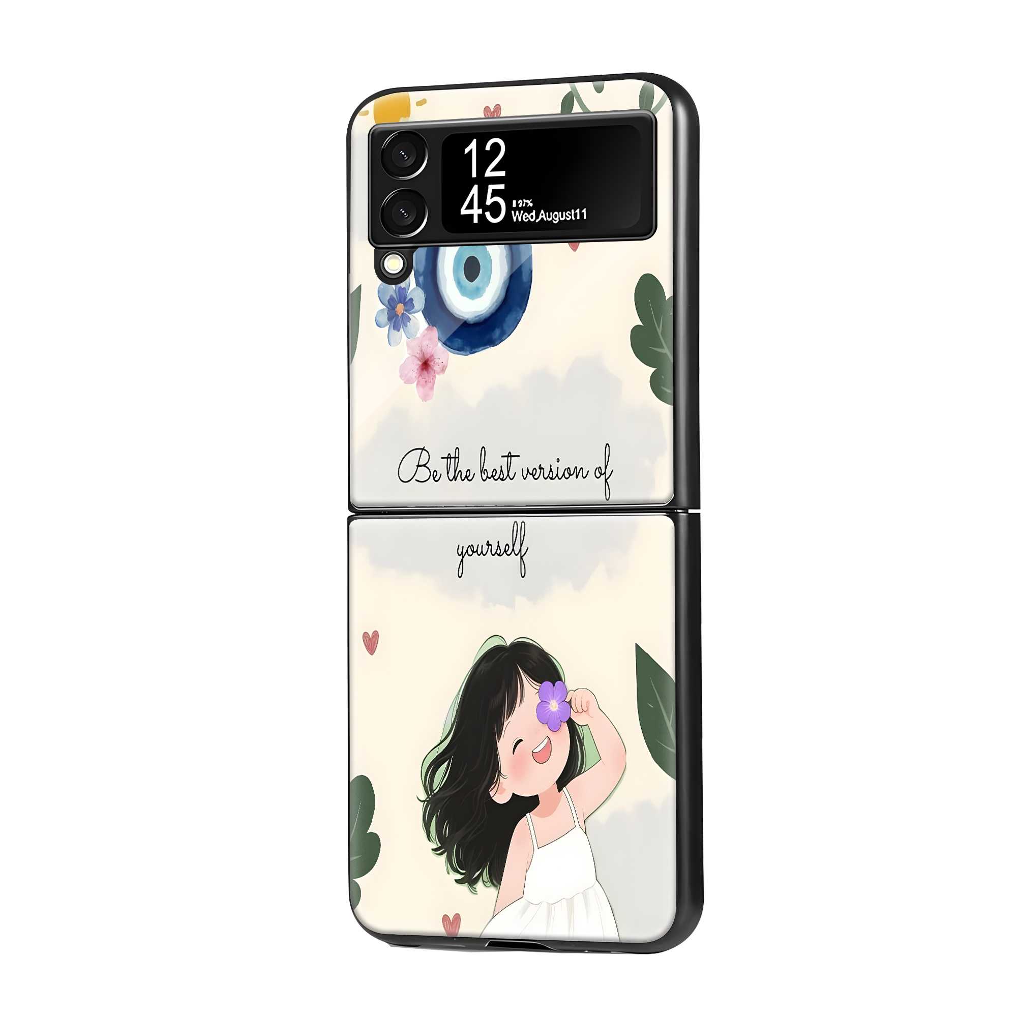 Be Your Best Samsung Z Flip Glass Case