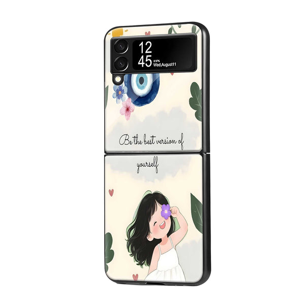 Be Your Best Samsung Z Flip Glass Case