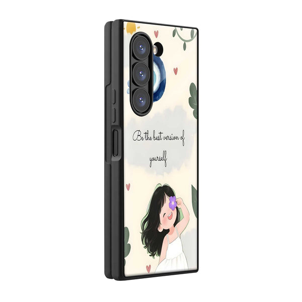 Be Your Best Samsung Z Fold Glass Case