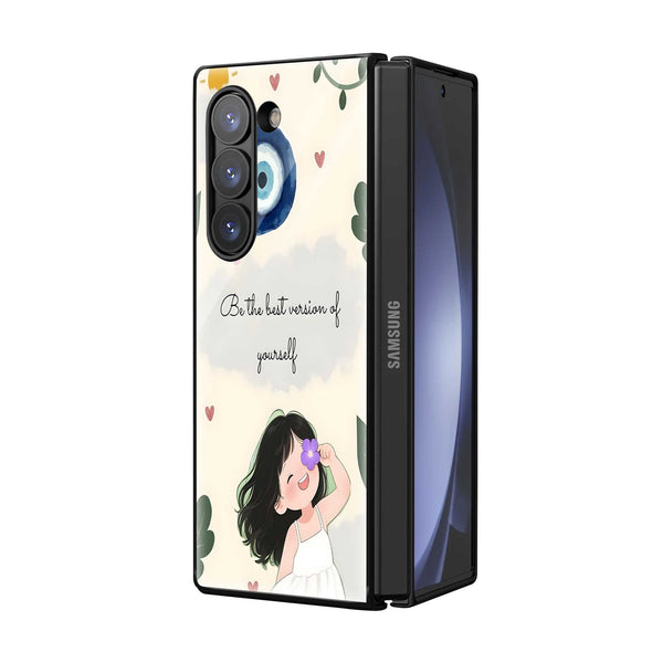 Be Your Best Samsung Z Fold Glass Case