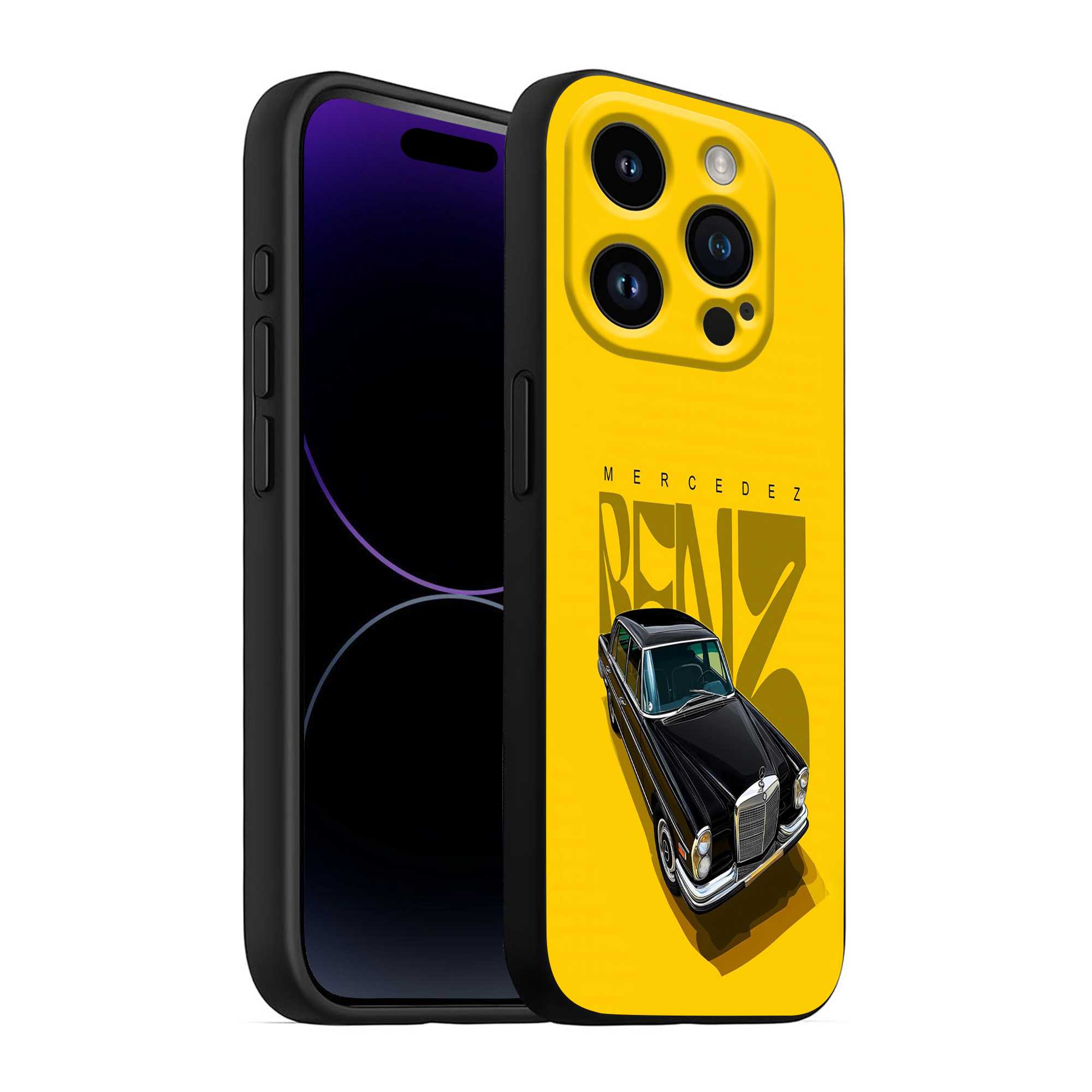 Benz Yellow Silicone Case