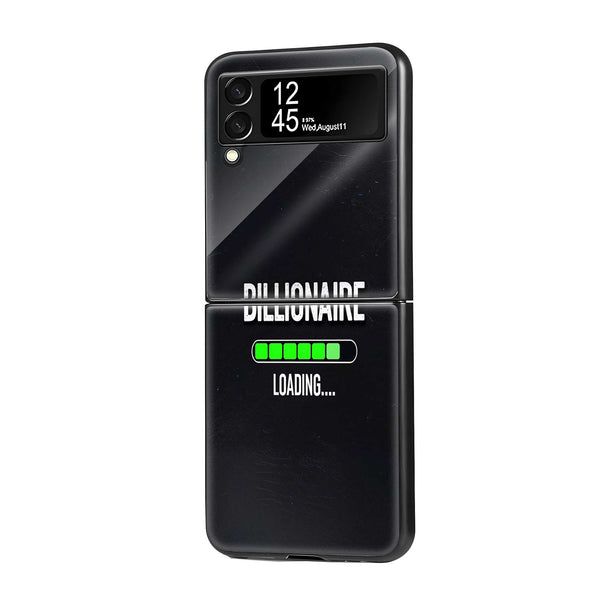Billionaire Loading Samsung Z Flip Glass Case