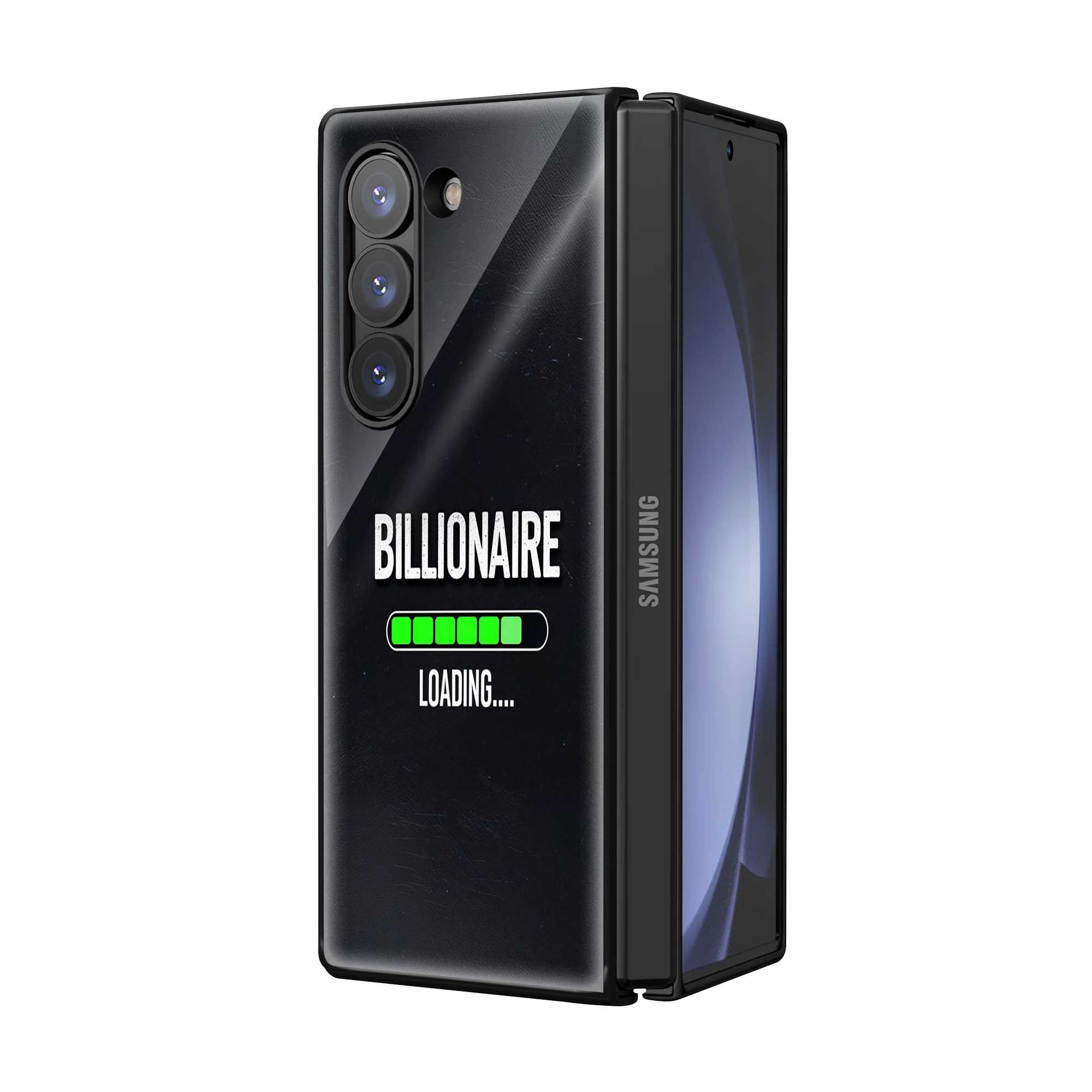 Billionaire Loading Samsung Z Fold Glass Case Secondary image