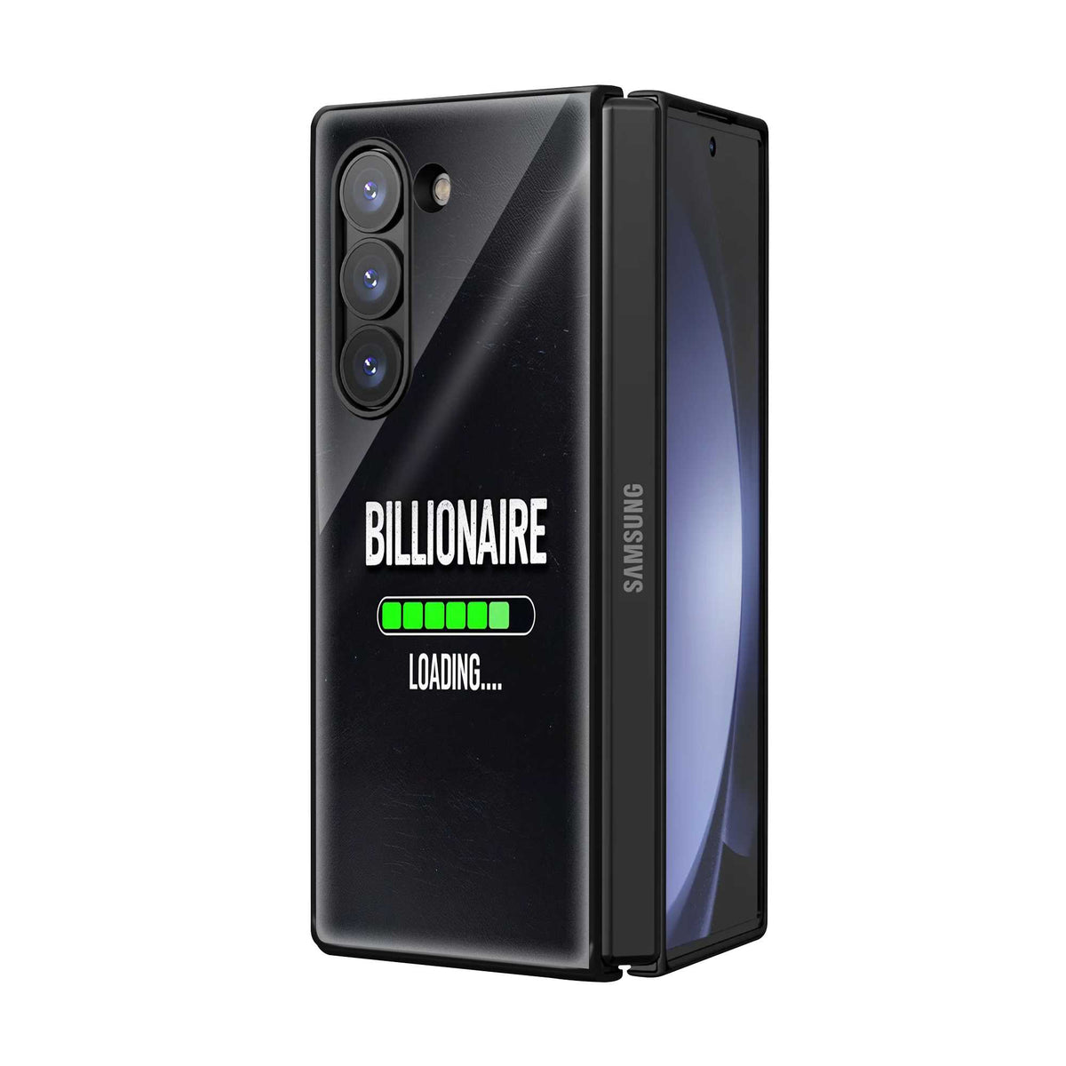 Billionaire Loading Samsung Z Fold Glass Case