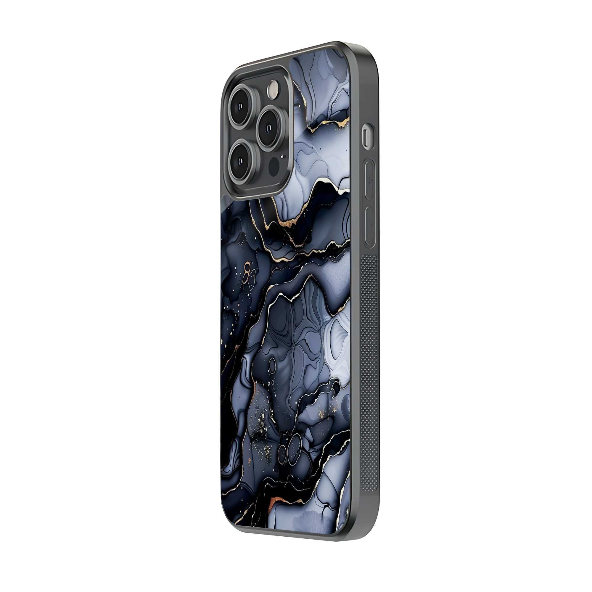 Black Gold Fusion Glass Case Secondary image