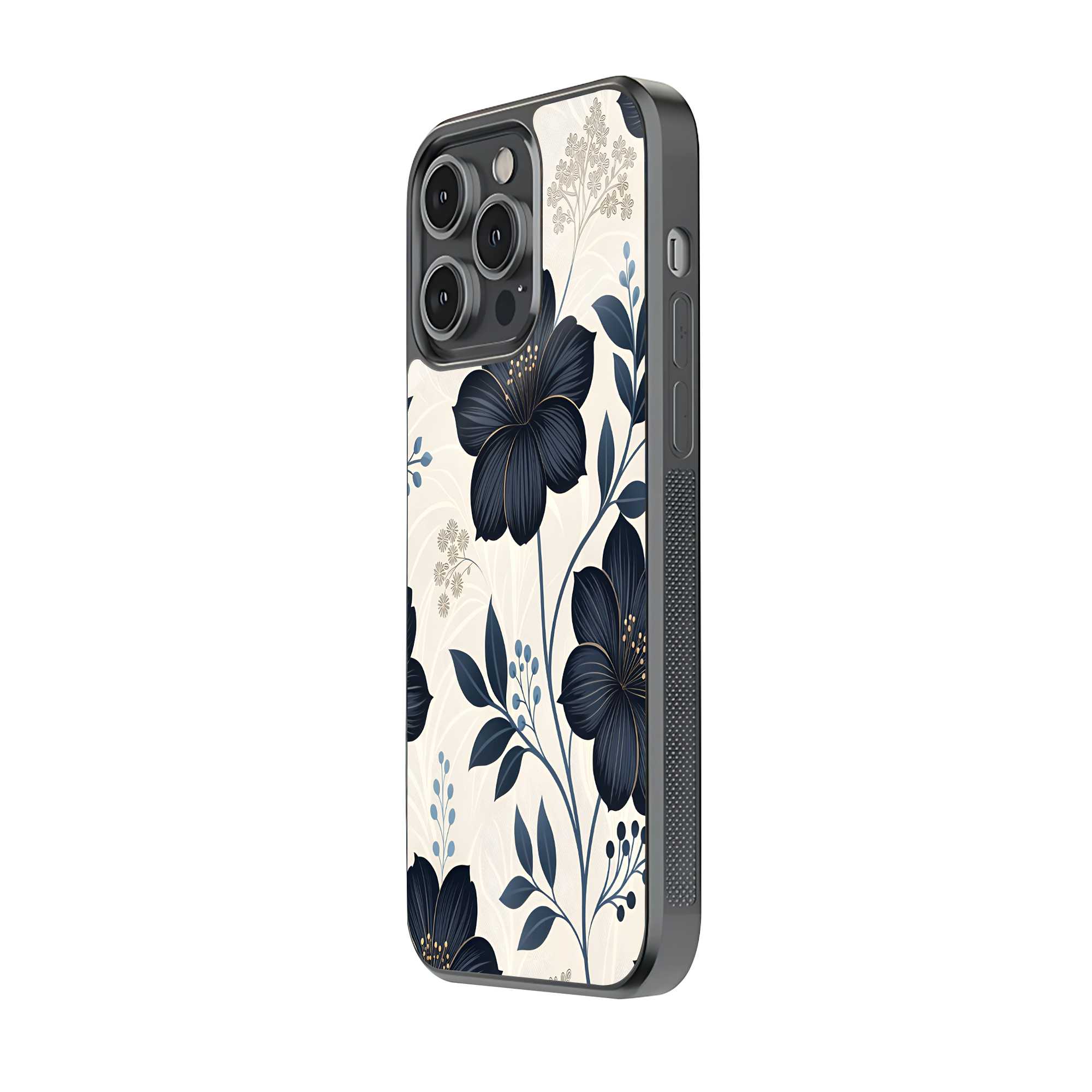 Black Petals Glass Case Secondary image