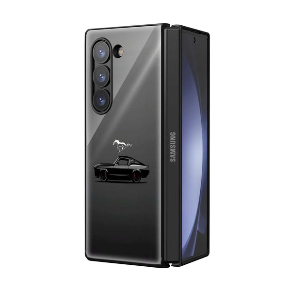 Black Stallion Samsung Z Fold Glass Case