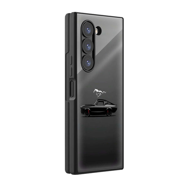 Black Stallion Samsung Z Fold Glass Case