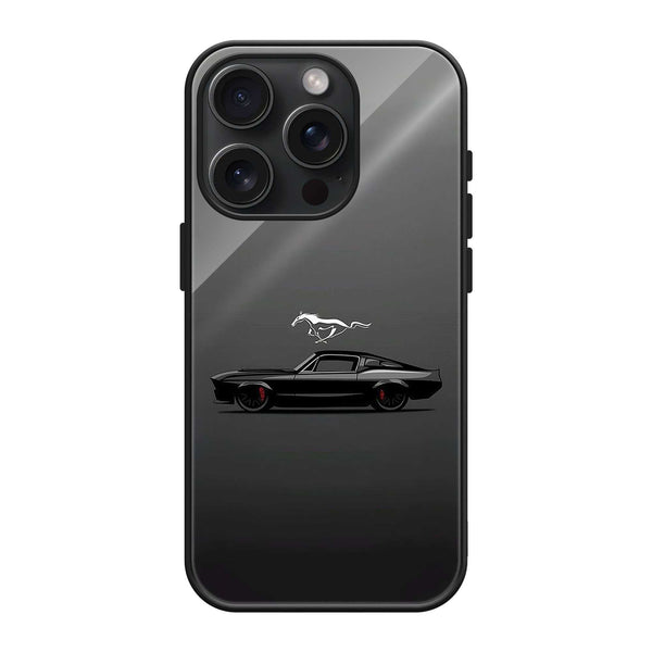 Black Stallion Glass Case