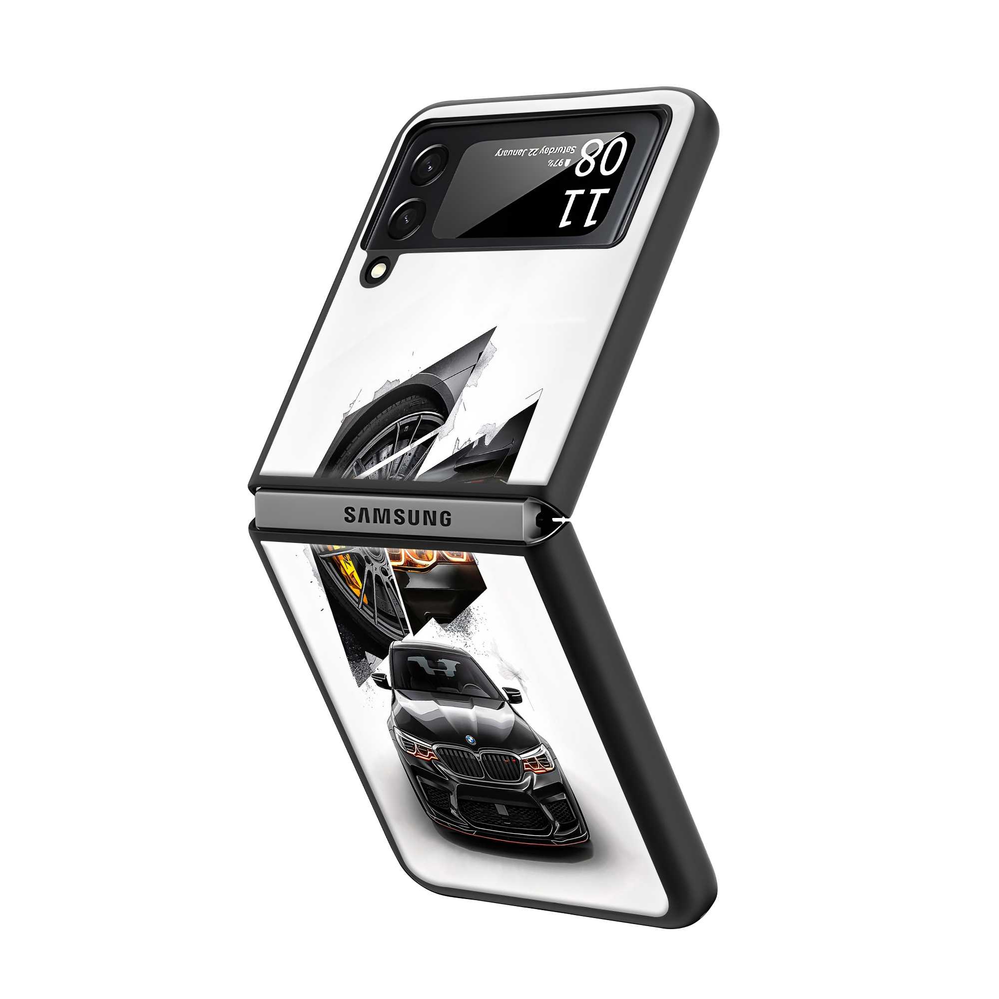 Blackline Beast Samsung Z Flip Glass Case