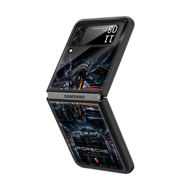 Blackout GT Samsung Z Flip Glass Case