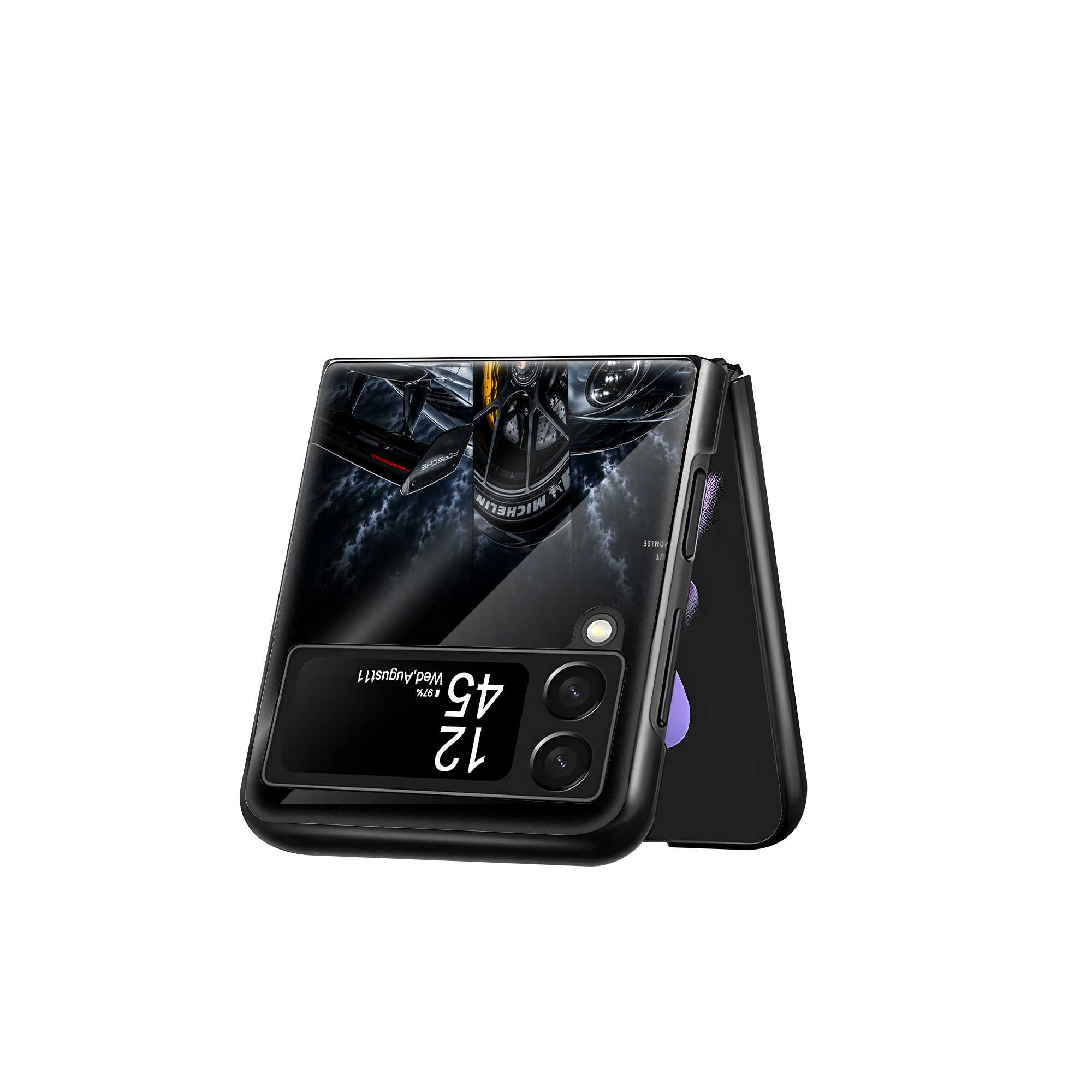 Blackout GT Samsung Z Flip Glass Case