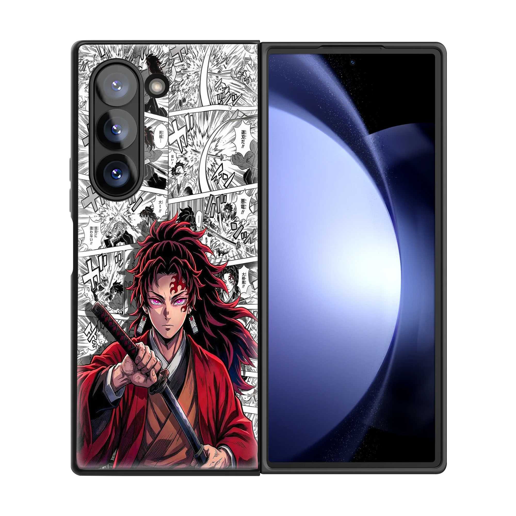 Blood Moon Blade Samsung Z Fold Glass Case