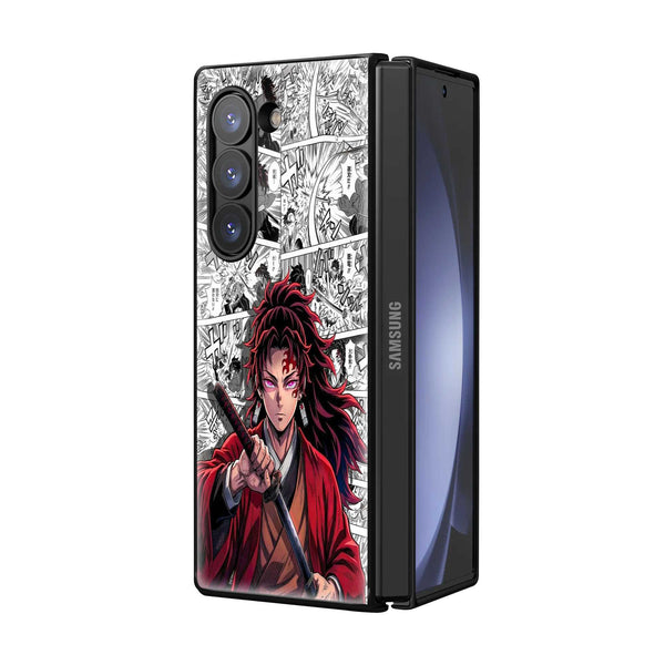 Blood Moon Blade Samsung Z Fold Glass Case