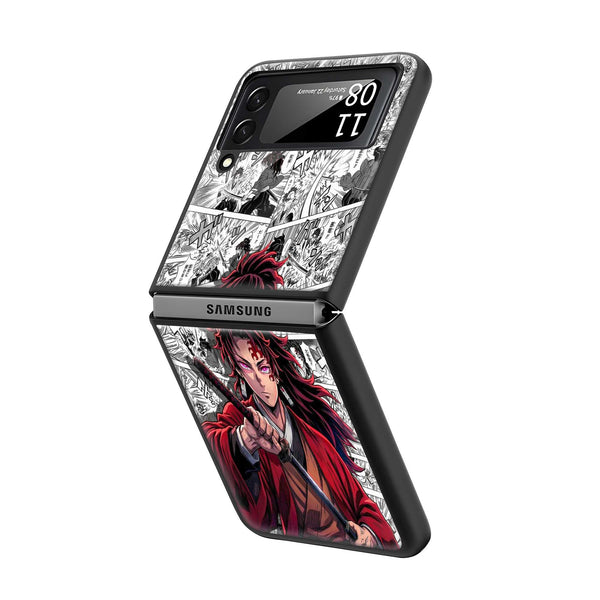 Blood Moon Blade Samsung Z Flip Glass Case