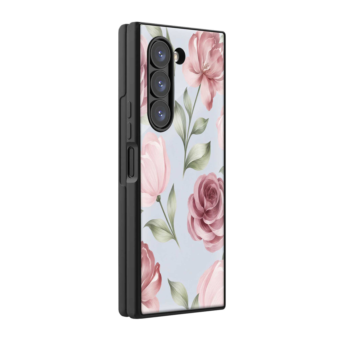 Blooming Blush Samsung Z Fold Glass Case Main image