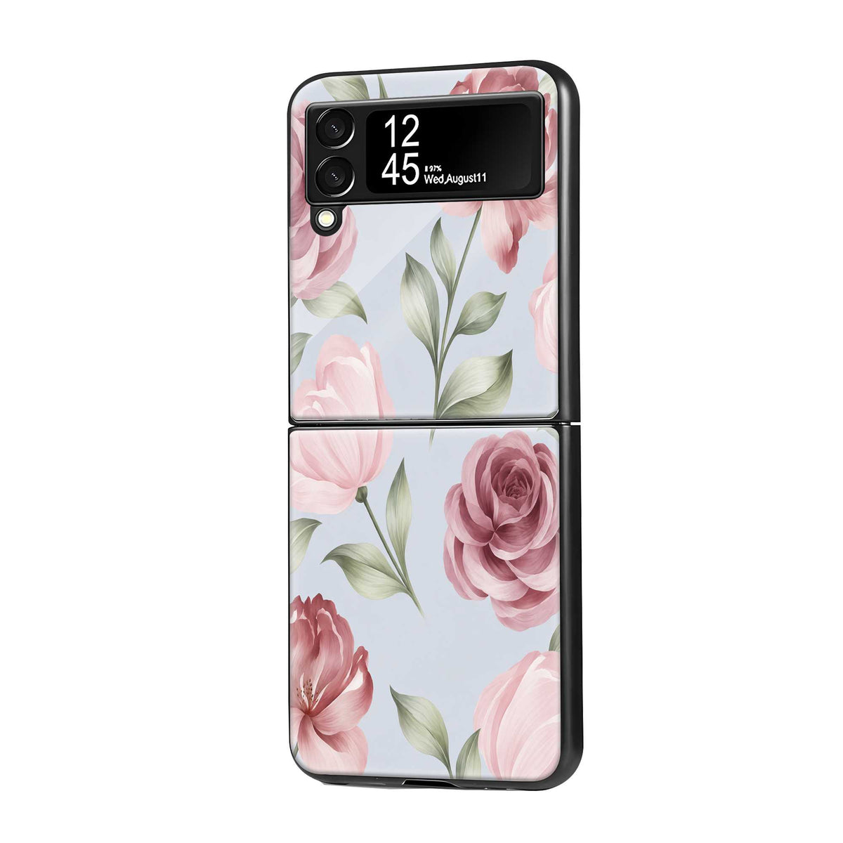 Blooming Blush Samsung Z Flip Glass Case Main image