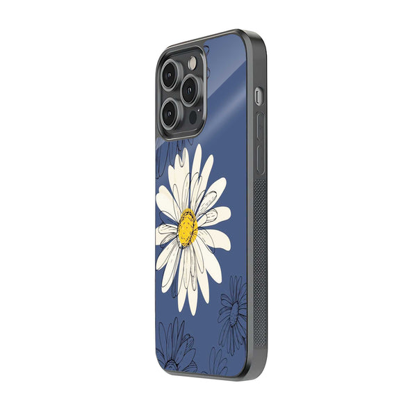 Blooming Daisy Glass Case