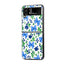Blue Butterfly Garden Samsung Z Flip Glass Case