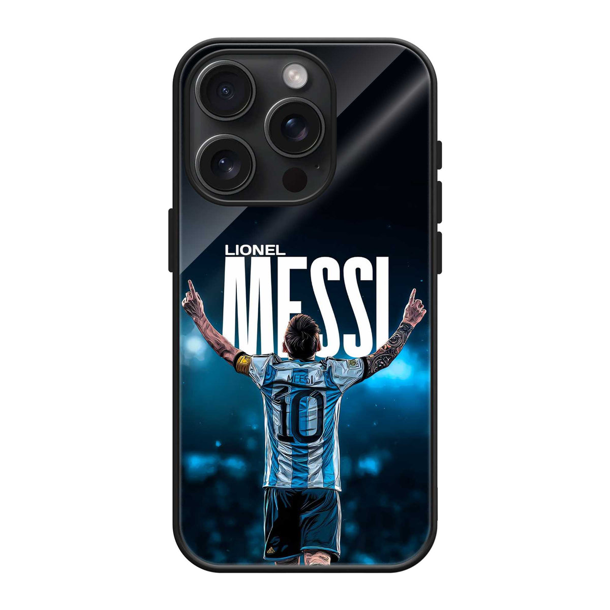 Blue Glory Messi Glass Case