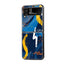 Blue Burst Samsung Z Flip Glass Case