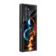 Blue Flame Dragon Samsung Z Fold Glass Case