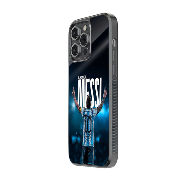 Blue Glory Messi Glass Case