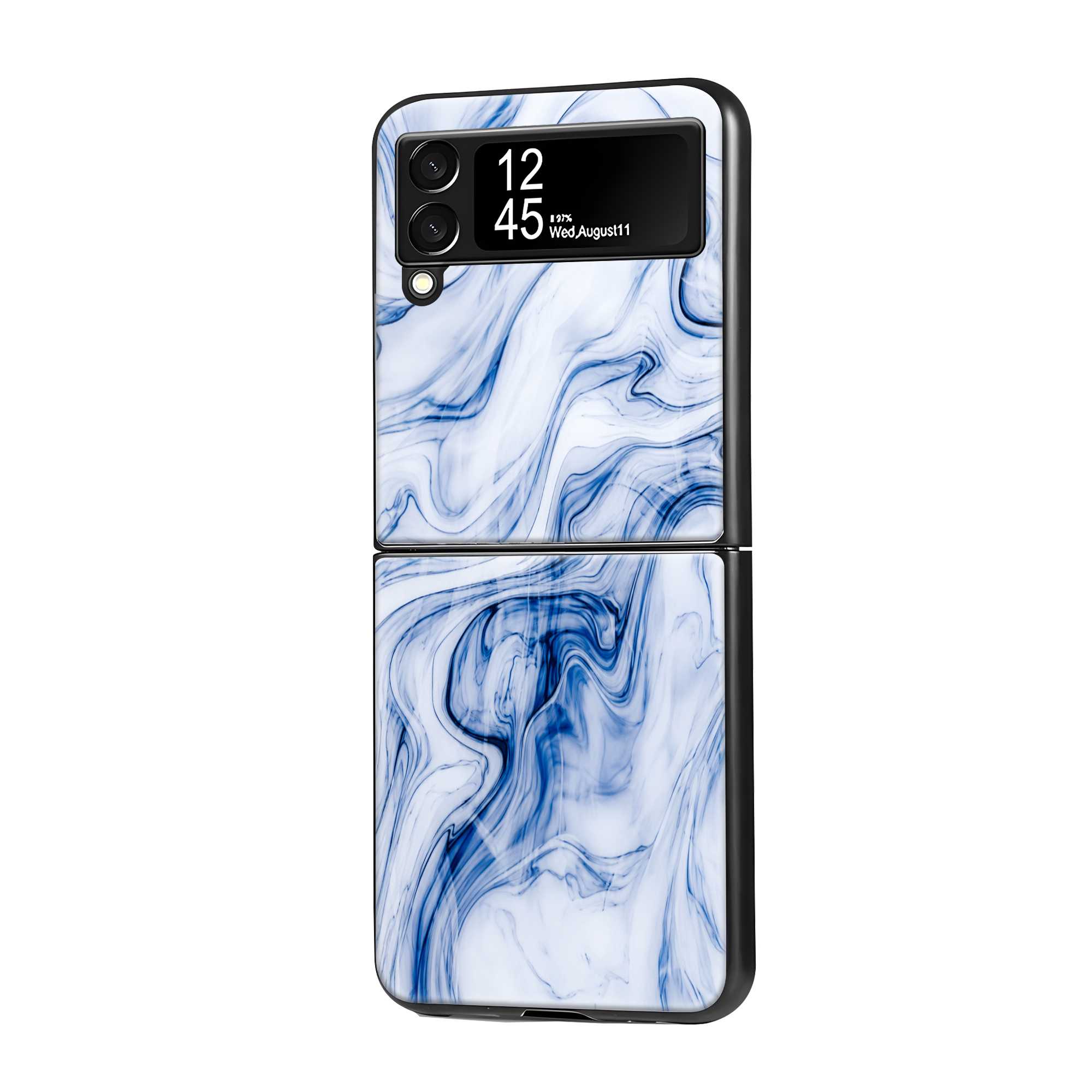 Blue Marble Ink Samsung Z Flip Glass Case