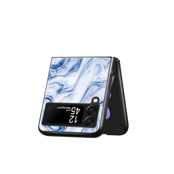 Blue Marble Ink Samsung Z Flip Glass Case