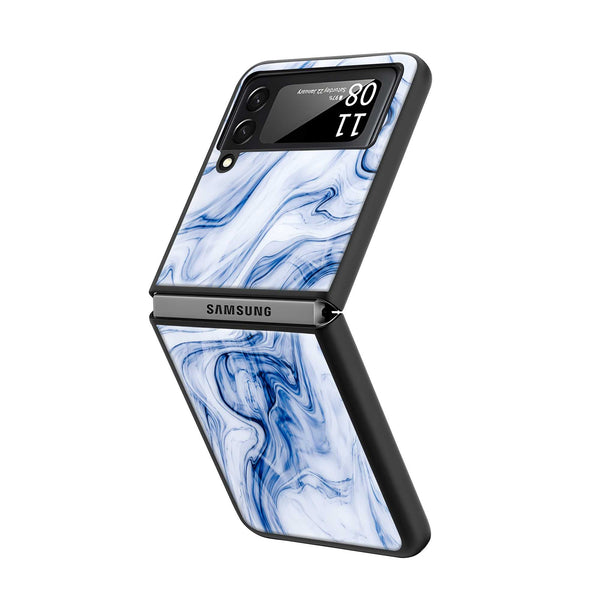 Blue Marble Ink Samsung Z Flip Glass Case