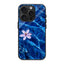 Blue Ocean Bloom Glass Case