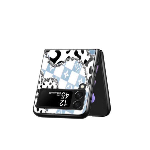 Blue Swag Samsung Z Flip Glass Case
