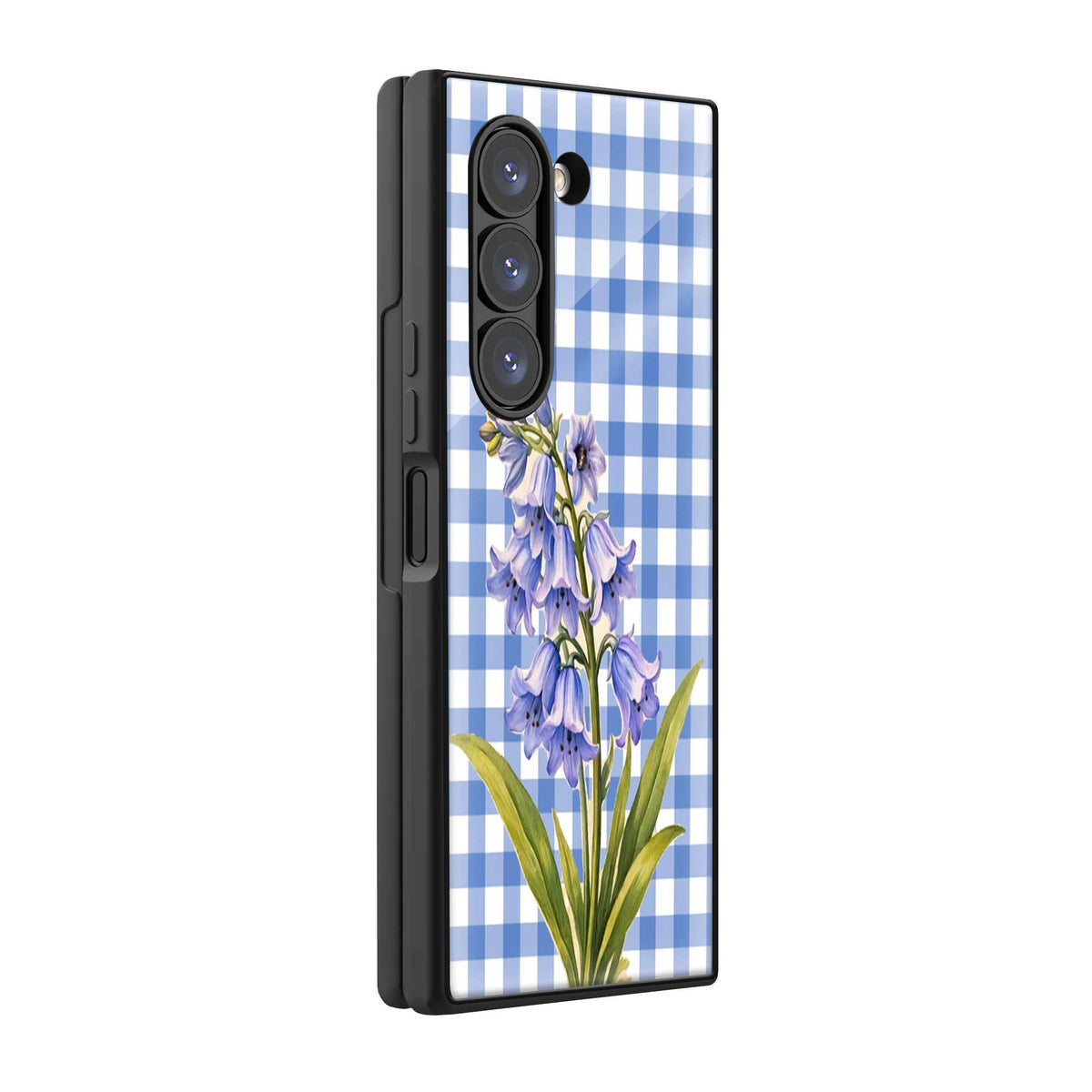 Bluebell Meadow Samsung Z Fold Glass Case
