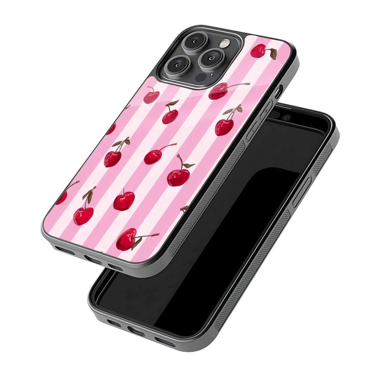 Blush Berry Glass Case