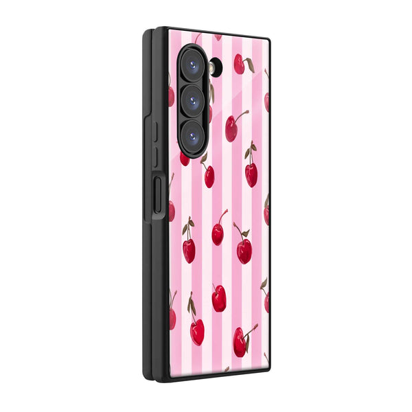Blush Berry Samsung Z Fold Glass Case
