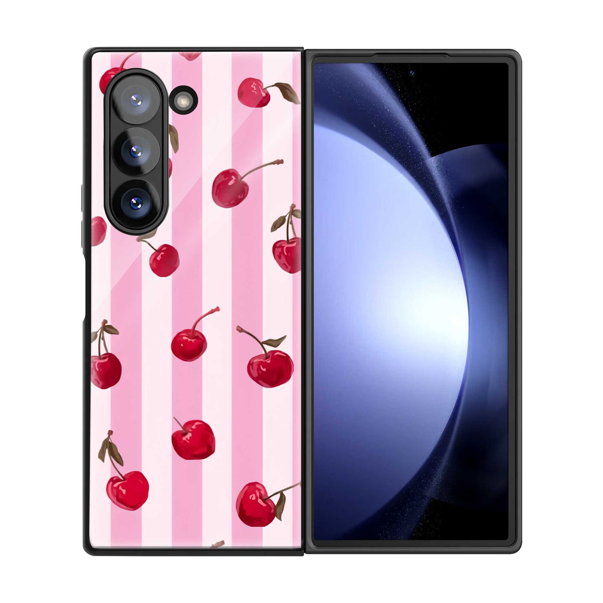 Blush Berry Samsung Z Fold Glass Case