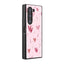 Blush Hearts Samsung Z Fold Glass Case