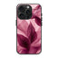 Blush Leaves Glass Case