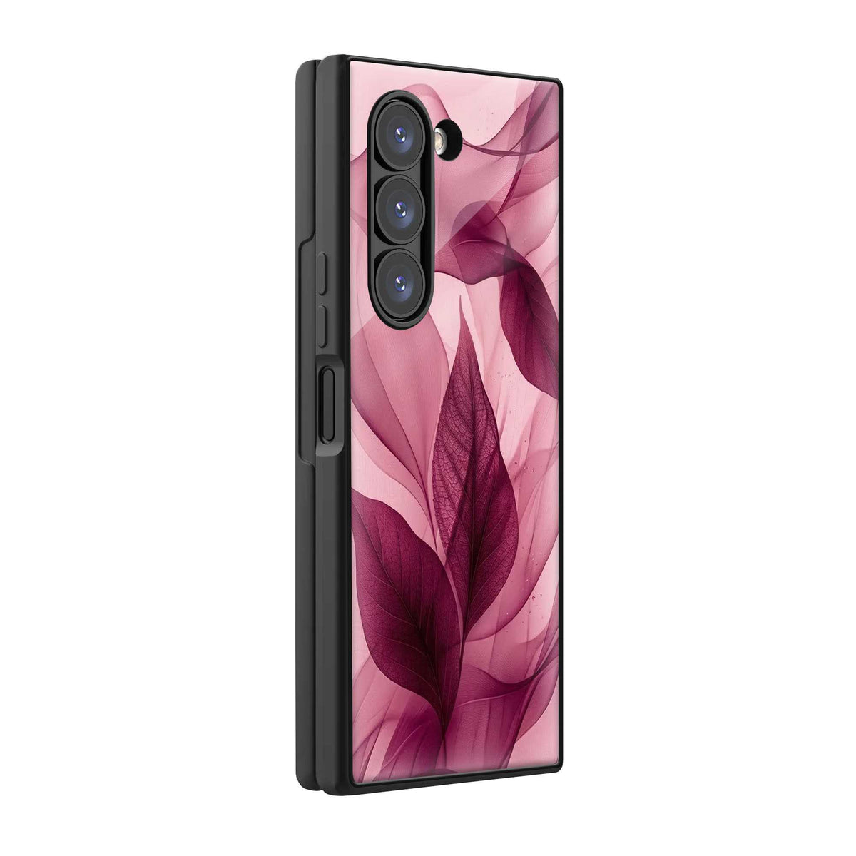 Blush Leaves Samsung Z Fold Glass Case Main image