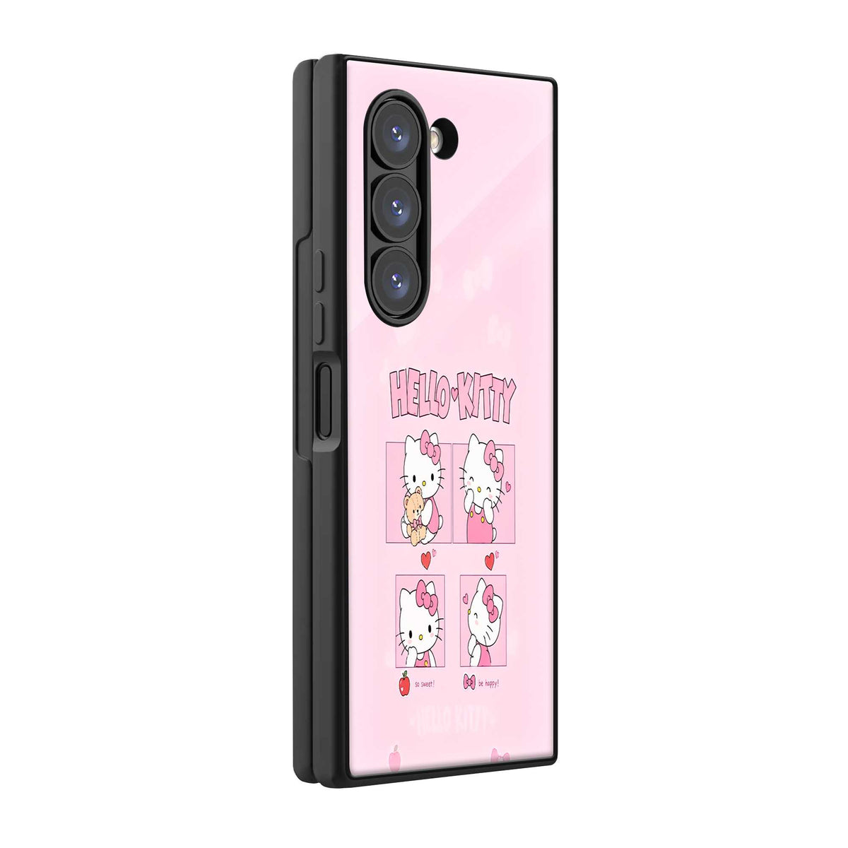 Blush Moments Samsung Z Fold Glass Case
