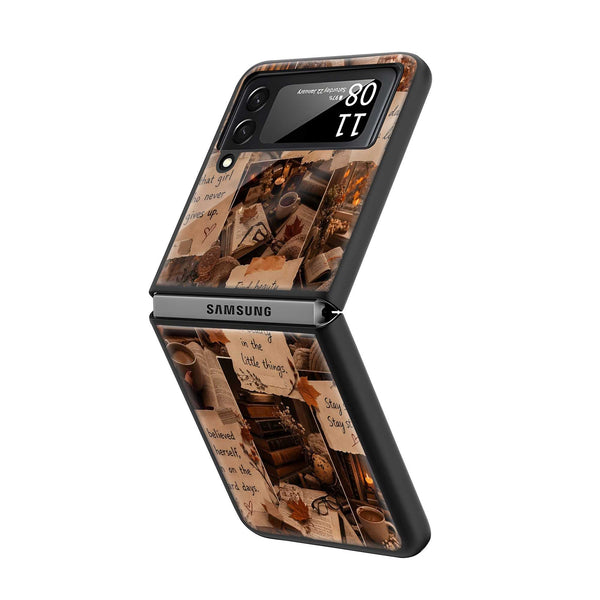 Book Club Samsung Z Flip Glass Case