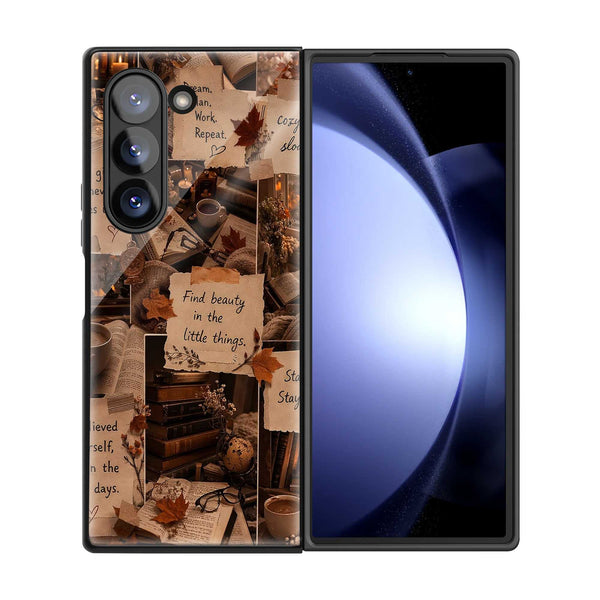 Book Club Samsung Z Fold Glass Case
