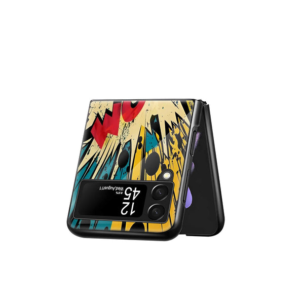 Boom Town Samsung Z Flip Glass Case