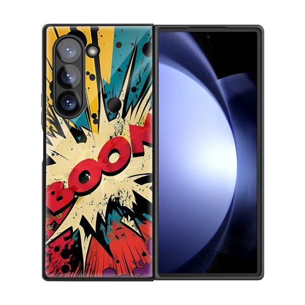 Boom Town Samsung Z Fold Glass Case