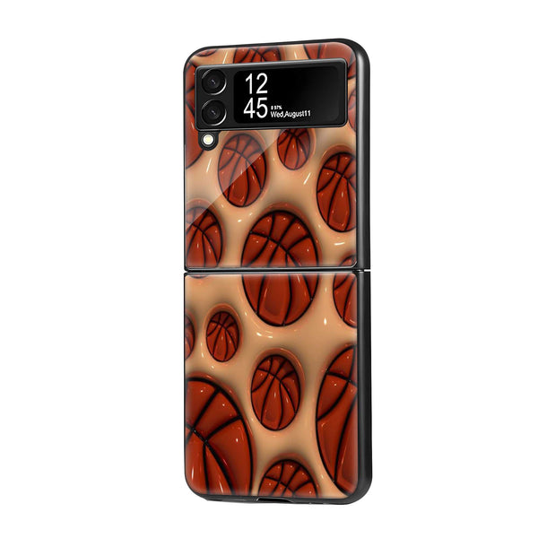 Bounce Theory Samsung Z Flip Glass Case