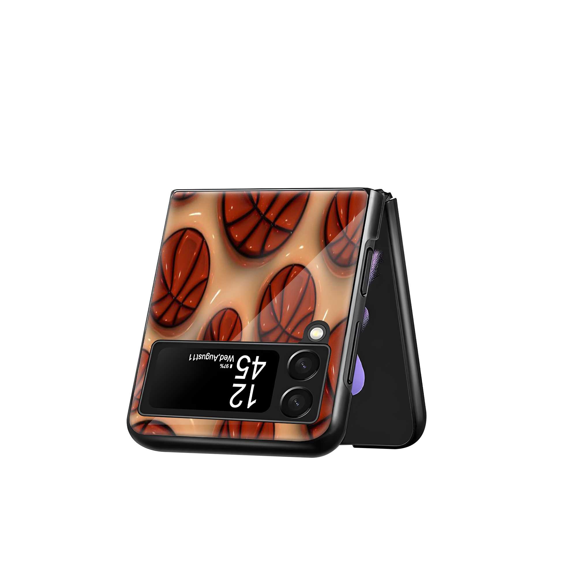 Bounce Theory Samsung Z Flip Glass Case