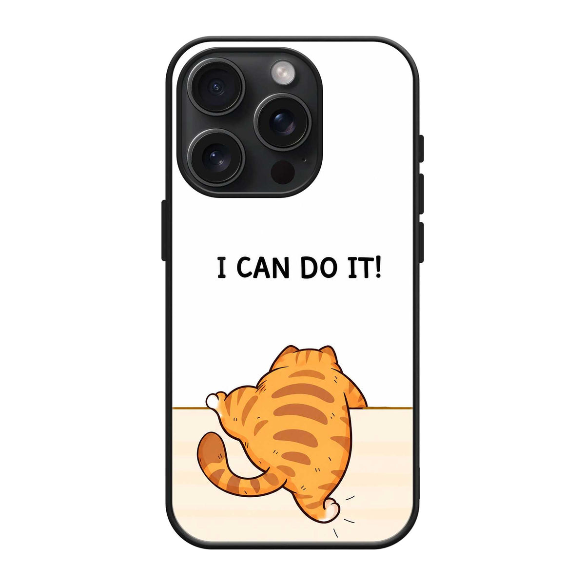 Brave Kitty Glass Case