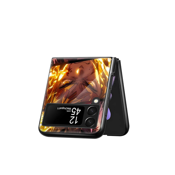 Breathing Clash Samsung Z Flip Glass Case