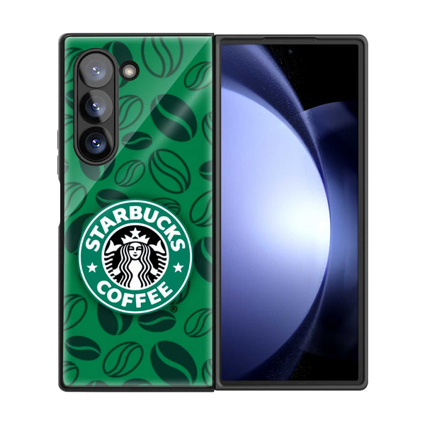 Brewed in Green Samsung Z Fold Glass Case